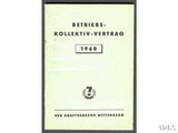 Betriebs-Kollektiv-Vertrag 1960 VEB Kraftverkehr Wittenberg