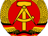 Der Wappen der DDR