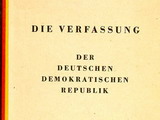 Die Verfassung der Deutschen Demokratischen Republik 7.10. 1949