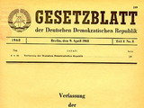 Verfassung der Deutschen Demokratischen Republik vom 6. April 1968