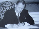 Erster tschechischer Präsident Václav Havel