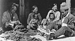 Polyandrická tibetská rodina z Nepálu
