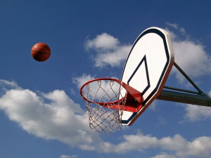 Tematický obrázek – basketbalový koš