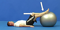 Posilování lýtkového svalstva a dynamických stabilizátorů kolenního kloubu