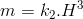 m=k_2.H^3