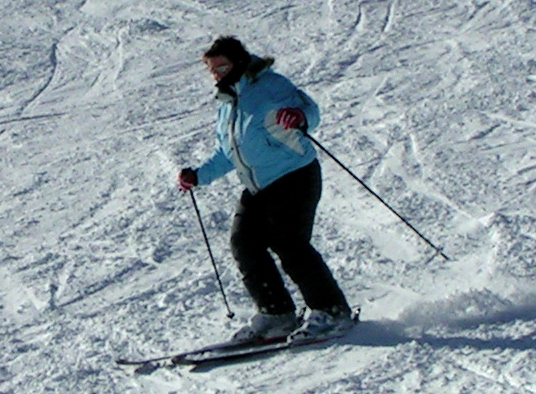 lyžařka