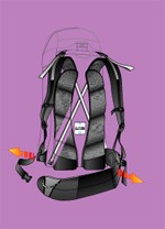 Nosný systém batohu – Alpine