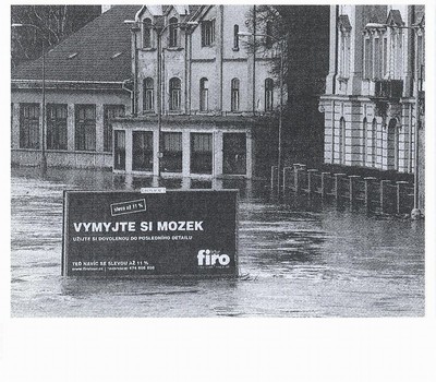 Obr. 126 Záplavy v Ústí nad Labem v r. 2002.