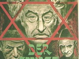 Plakát k filmu Věčný Žid (Židé jsou v našich německých lesích nežádoucí)