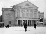 Photographie des Nationaltheaters, in dem die Nationalversammlung tagte – 1919