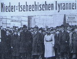 Antitschechoslowakische Demonstration der Deutschen in Wien – 1919