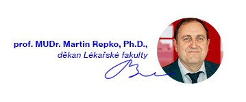 prof. MUDr. Martin Repko, Ph.D., děkan Lékařské fakulty