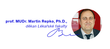 prof. MUDr. Martin Repko, Ph.D., děkan Lékařské fakulty