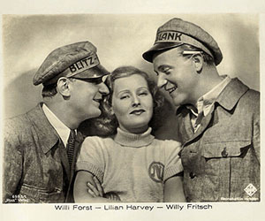 Willi Forst, Lilian Harvey, Willy Fritsch