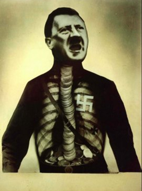 Nadčlověk Adolf polyká zlato, ale má plechovou hubu (1932)