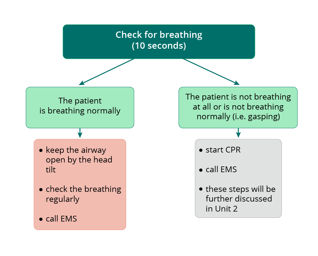 Algorithm: Checking for the breathing