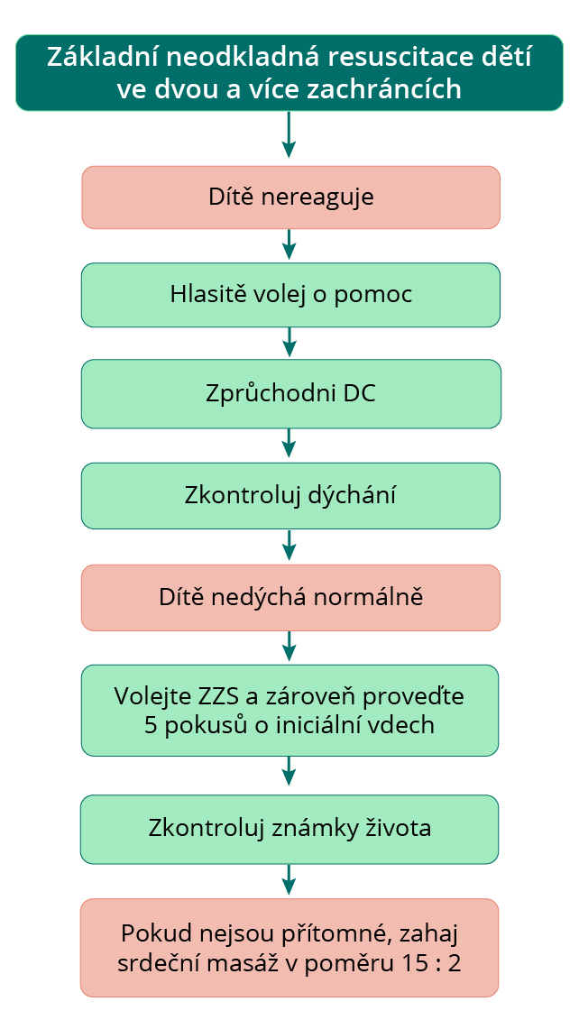 Algoritmus kardiopulmonální resuscitace u dětí