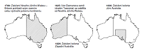 Územní vývoj do Australského svazu 1