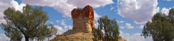 Chambers pillar v centrální části Austrálie
