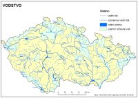 česká republika vodstvo mapa Vodstvo | Česká republika – Tematický atlas | Pedagogická fakulta 