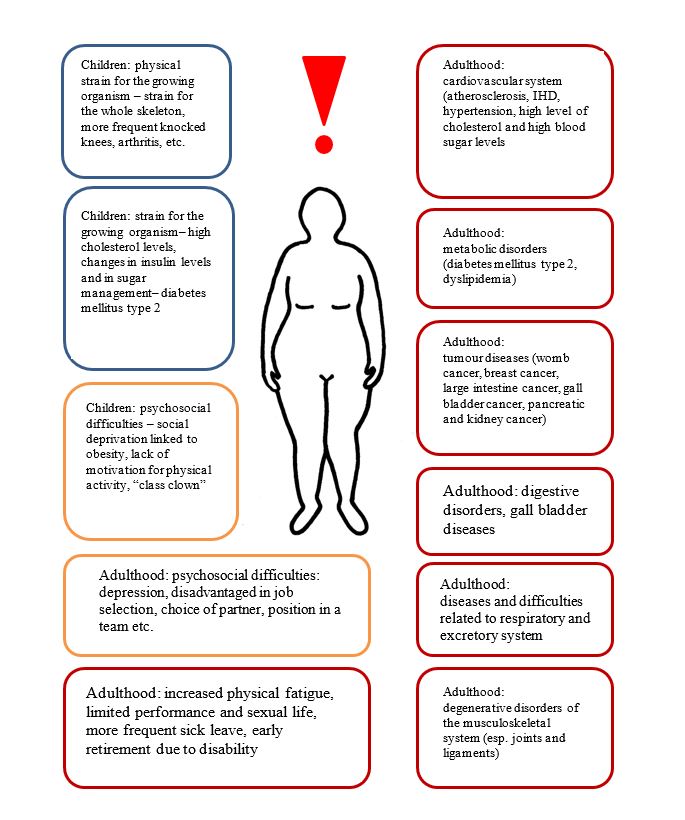 Main risks connected to obesity