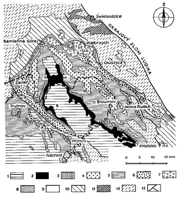 geologick mapa dolnoslezsk pnve