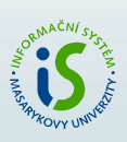 Stránky Informačního systému Masarykovy univerzity