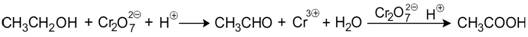  rovnice oxidace ethanolu dichromanem 
