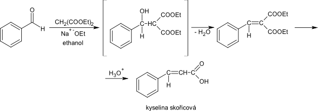  mechanismus Knoevenagelovy kondenzace 