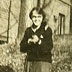 Barbara McClintocková jako vysokoškolačka na Cornell University, 1923.