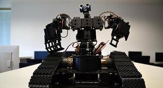 Programovatelný robot, který se používá při výuce