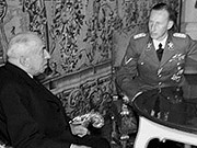 Emil Hácha s Reinhardem Heydrichem