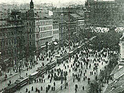 Václavské náměstí 14.10.1918