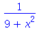 1/(9+x^2)