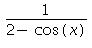 1/(2-cos(x))