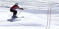 Jízda přímo přes boule