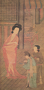 Jang Kuej-fej vystupuje z lázně