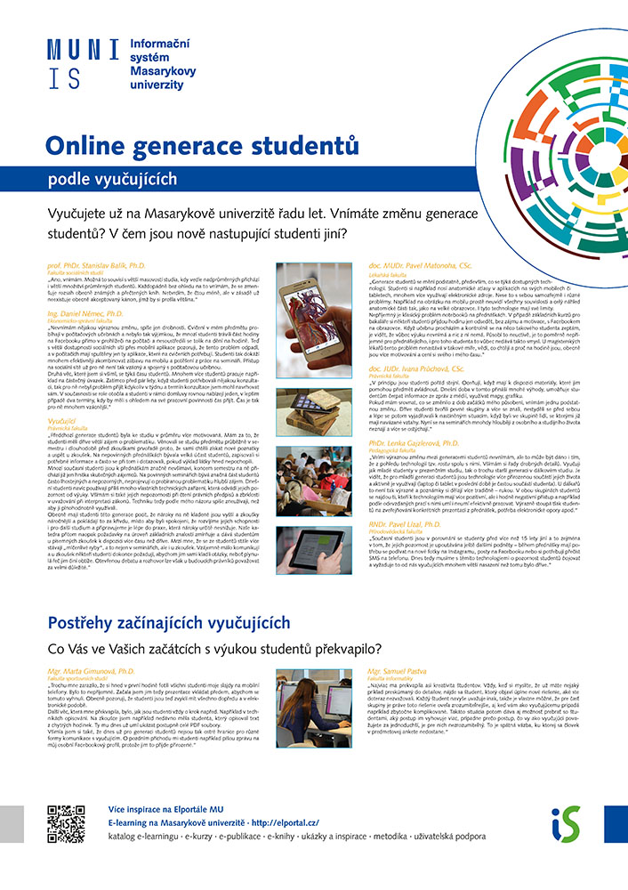 Online generace studentů podle vyučujících