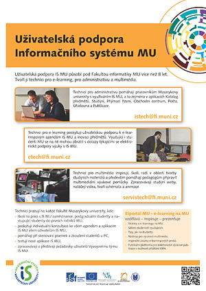 Uživatelská podpora Informačního systému MU