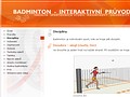 Ukázka z publikace Badminton - interaktivní průvodce