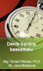 Deník trenéra basketbalu – Mgr. Tomáš Pětivlas, Ph.D., Bc. Jana Mrázková