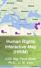 Human Rights Interactive Map (HRIM) - JUDr. Mgr. Pavel Molek, Ph.D., LL.M. a kol.