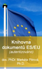 Knihovna dokumentů ES/EU (autentizováno) – doc. PhDr. Markéta Pitrová, Ph.D.